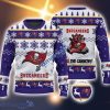 Tampa Bay Buccaneers Fans Logo Snowflake Pattern Ugly Christmas Sweater Purple