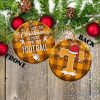 Tennessee Volunteers Ceramic Ornament All We Want For Christmas Is More Time For Football Gift For Xmas