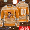 Tennessee Volunteers Mickey Player Custom Name And Number Ugly Christmas Sweater