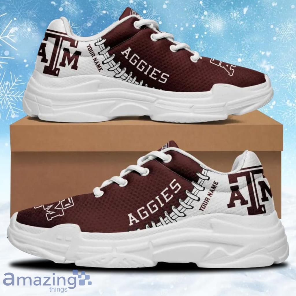 Texas A M Aggies Ncaa Personalized Chunky Sneaker Shoes Gift For Big Fans image Texas A_M Aggies Ncaa Personalized Chunky Sneaker Shoes Gift For Big Fans Product Photo 1