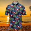 Texas Longhorn Bluebonnet Tropical Hawaiian Shirt Gift For Men And Women