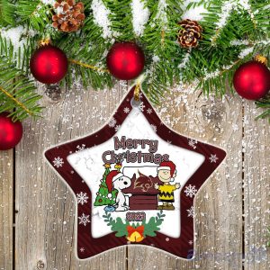 Texas State Bobcats Ceramic Ornament Snoopy Christmas Special Gift Product Photo 2