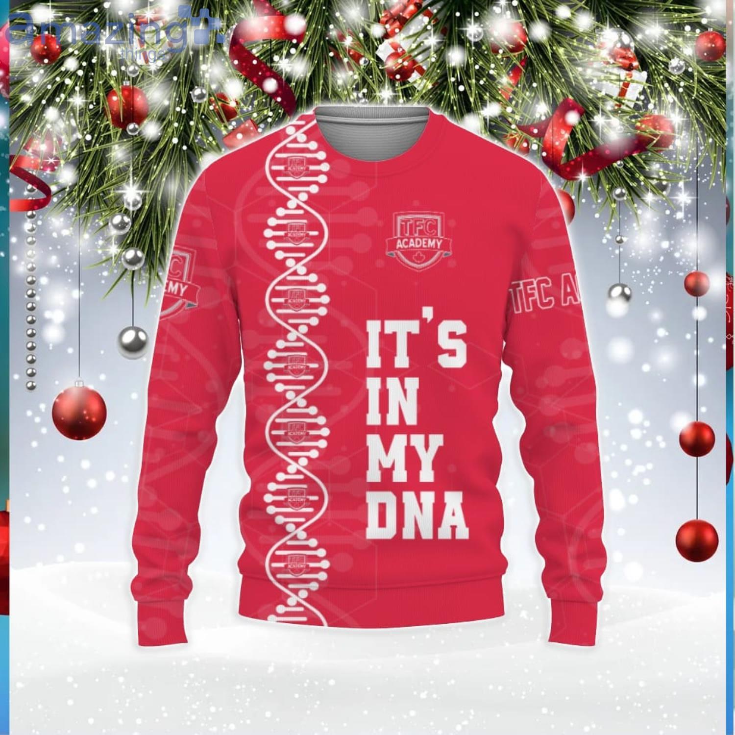 TFC Academy It’s In My DNA American Sports Team 3D Sweater Unisex Christmas Gift image TFC Academy It’s In My DNA American Sports Team 3D Sweater Unisex Christmas Gift Product Photo 1