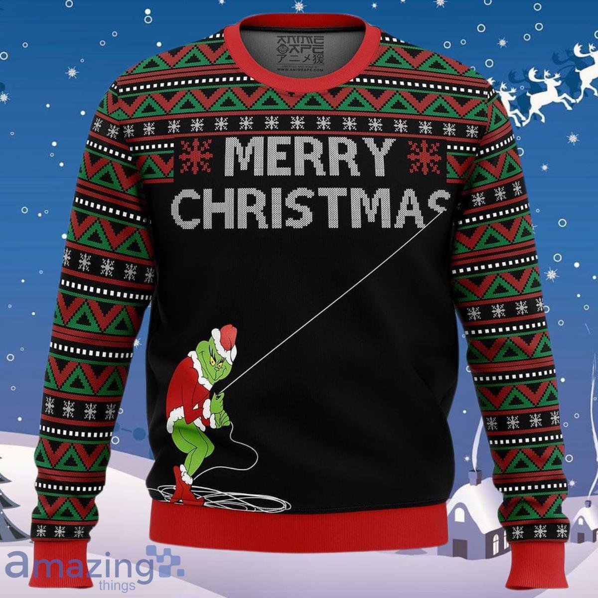 The Funny Character Stole Christmas Ugly Sweater Best Gift For Men And Women Product Photo 1