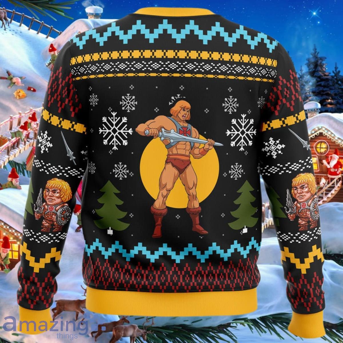 He man shop ugly sweater