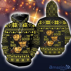 The Good, The Bad And The 3D All Over Printed Ugly Christmas Sweater Sweatshirt Hoodie Christmas Gift Product Photo 3