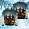 Three Black Cat Halloween Christmas Ugly Sweater 3D Gift Halloween