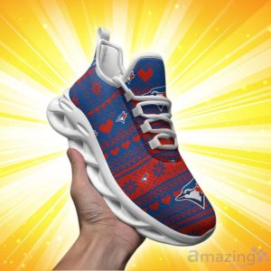 Toronto Blue Jays Christmas Patterns Max Soul Shoes image Toronto Blue Jays Christmas Patterns Max Soul Shoes Product Photo 2