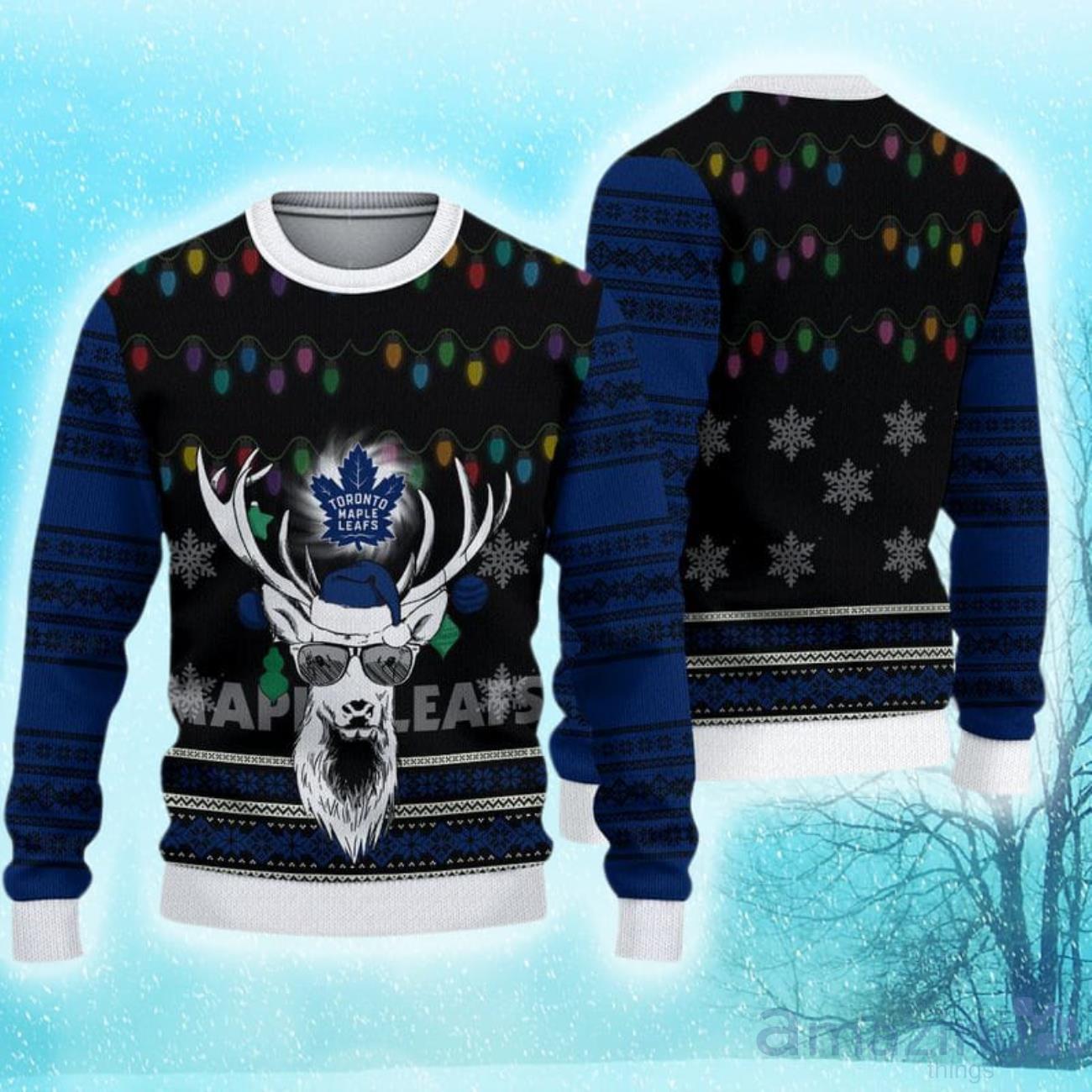 Leafs on sale ugly sweater