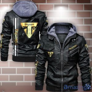Triumph Motorcycles Leather Jacket Special Gift For Men Product Photo 1