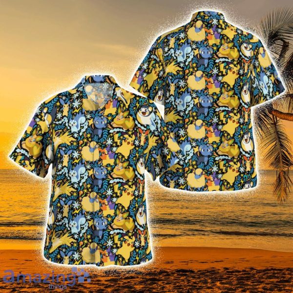 Tropical Electricity Pokemon Tropical Hawaiian Shirt Product Photo 1