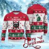 Tuxedo Cat Christmas Heart Print Ugly Christmas Sweater Print Sweatshirt
