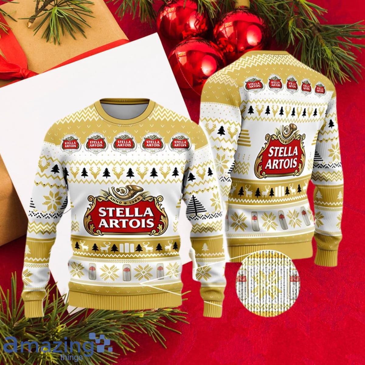 Ugly Christmas Sweater Stella Artois Beer image Ugly Christmas Sweater Stella Artois Beer Product Photo 1