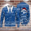 Ugly Sweater usps Santahat Pattern Christmas Gift 3D Sweater For Men And Women