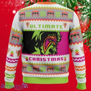 Ultimate Warrior Christmas Pro Wrestling Ugly Christmas Sweater Impressive Gift For Men And Women Product Photo 2