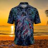 Unicorn Blue Mandala Tropical Hawaiian Shirt Gift For Men And Women