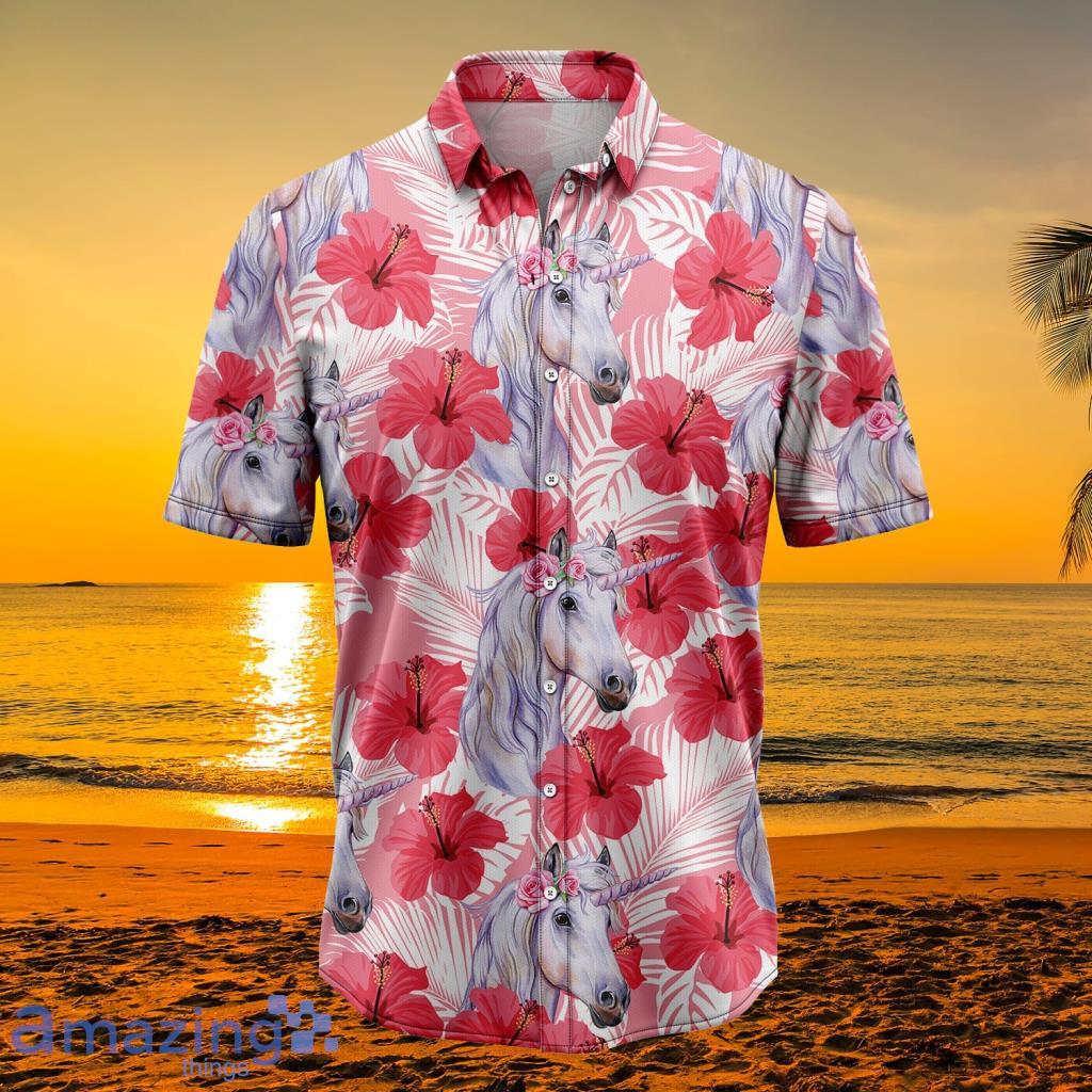 Tropical Red Hibiscus Flower 's Hawaiian Shirt