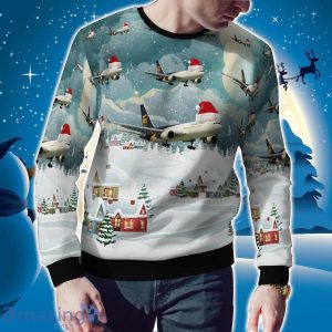 UPS Boeing 767-300FER Christmas Ugly Sweater Christmas Gift Ideas Product Photo 2
