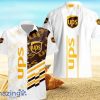Ups Logo White Hawaiian Shirt For Men And Women