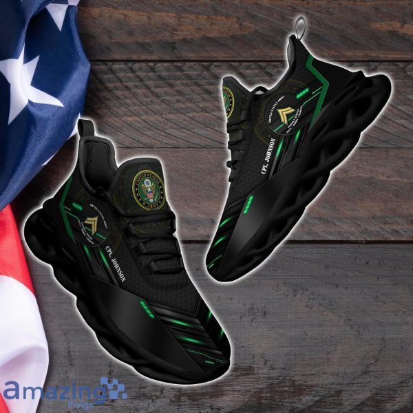 US ARMY Max Soul Shoes Custom Name Veteran Day Gifts Product Photo 2