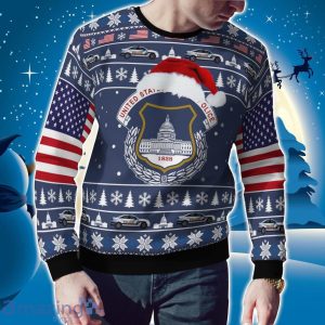 US Capitol Police Christmas Ugly Sweater Christmas Holidays Gift image US Capitol Police Christmas Ugly Sweater Christmas Holidays Gift Product Photo 2