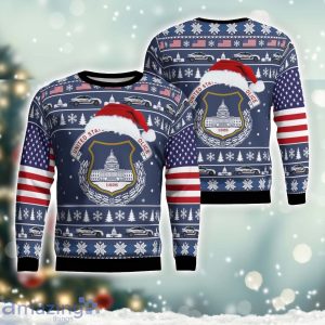 US Capitol Police Christmas Ugly Sweater Christmas Holidays Gift Product Photo 1