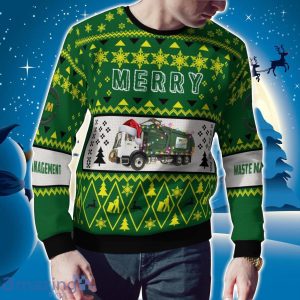 US Waste Management Christmas AOP Ugly Sweater Christmas Holidays Gift Product Photo 2
