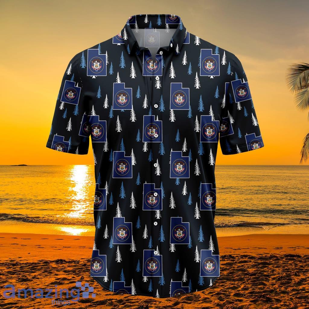 Utablue Spruce Tropical Hawaiian Shirt Gift For Men And Women image Utablue Spruce Tropical Hawaiian Shirt Gift For Men And Women Product Photo 1