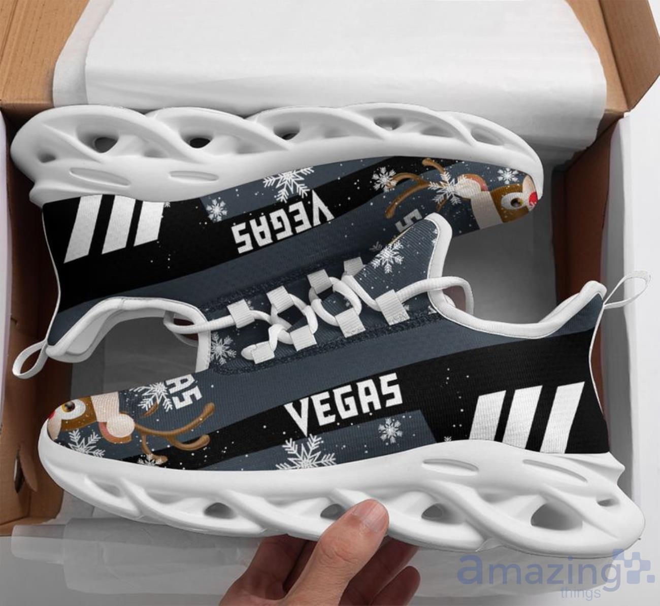 Vegas Golden Knights Christmas Reindeer Special Style Max Soul Shoes image Vegas Golden Knights Christmas Reindeer Special Style Max Soul Shoes Product Photo 1