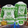 VfL Wolfsburg Bundesliga Sweater Football 3D Ugly Christmas Sweater Christmas Hoilday Gift