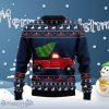 Vintage Red Truck Ugly Christmas Sweater Style Gift For Men And Women