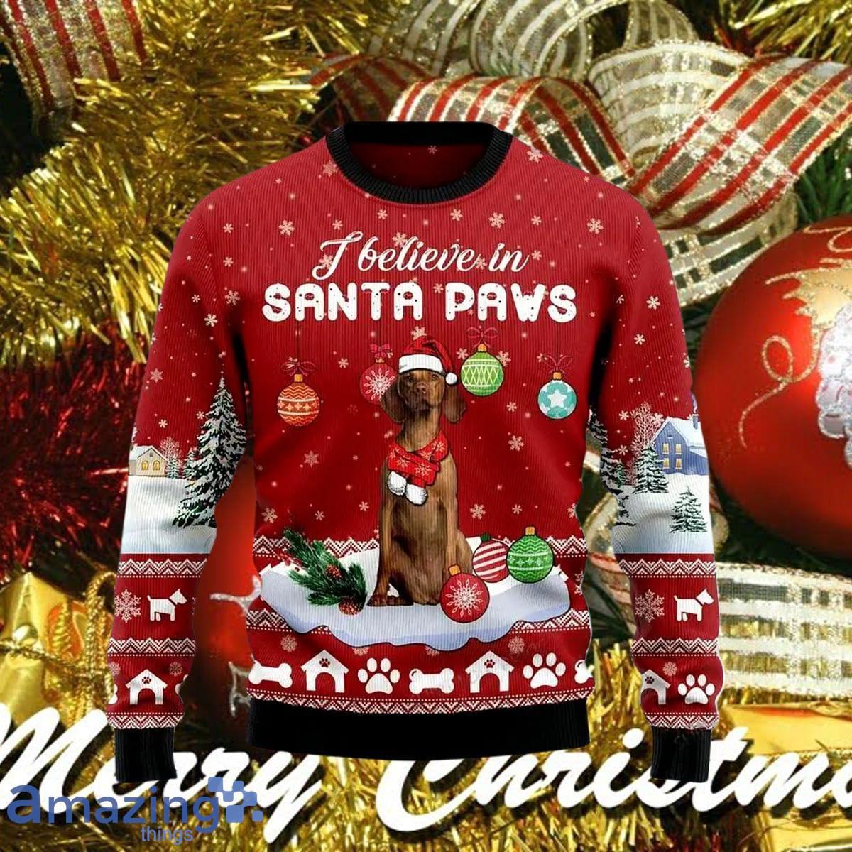 Santa clearance paws sweater