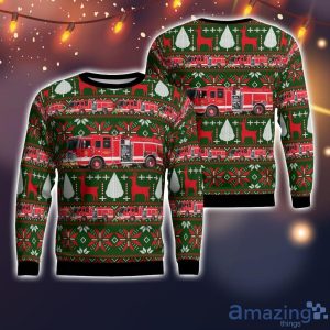 Warrenville, Illinois, Warrenville Fire Protection District AOP Ugly Sweater Holiday Sweater For Men And Women Product Photo 1