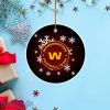 Washington Football Team Merry Christmas Circle Ornament