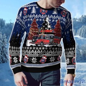 Wentzville Fire Department, Missouri Christmas AOP Ugly Sweater Holiday Sweater For Men And Women Product Photo 2
