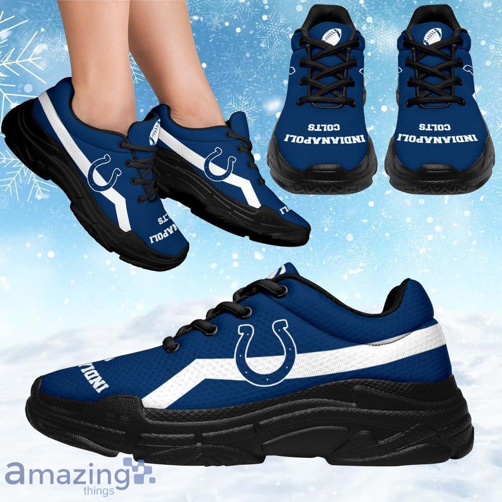 Edition Chunky Sneakers With Line Indianapolis Colts Shoes – Best Funny  Store