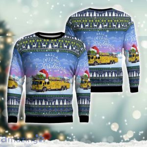 Woodbridge Virginia Company 14 - Occoquan-Woodbridge-Lorton (OWL) Volunteer Fire Department (Lake Ridge station) AOP Ugly Sweater Christmas Holidays Gift Product Photo 1
