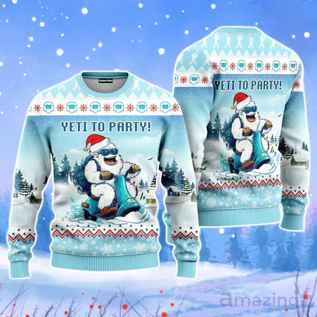 Pretty Yeti Christmas Sweatshirt 5XL