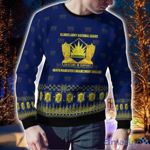 404th Maneuver Enhancement Brigade Of Illinois Army National Guard Christmas Ugly Sweater Holiday Sweater Gift Product Photo 2