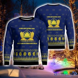 404th Maneuver Enhancement Brigade Of Illinois Army National Guard Christmas Ugly Sweater Holiday Sweater Gift Product Photo 1