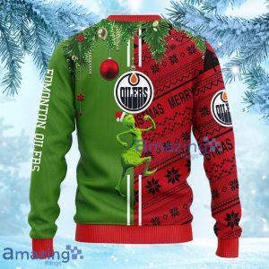 NHL Edmonton Oilers Grinch & Scooby Doo Christmas Ugly Sweater Gift For Fans Christmas Product Photo 1