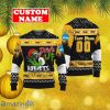 Personalized Name And Number NCAA Alabama State Hornets Ugly Christmas Sweater Grinch Drink Up Gift For Men And Women