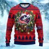 NHL Columbus Blue Jackets Christmas Ugly Sweater Gift For Fans Christmas
