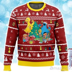 A Sesame Street Christmas Sesame Street Ugly Christmas Sweater Xmas Gift For Men Women Product Photo 1