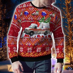 Aaa Ambulance Service, Hattiesburg, Mississippiaop Ugly Sweater Holiday Sweater Gift Product Photo 2