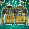 Aaron Rodgers Bart Starr Brett Favre Green Bay Packers I Bleed Green And Gold NFL Christmas Ugly Sweater
