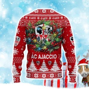 AC Ajaccio Ugly Christmas Sweater Gift Ideas For Fans Product Photo 3
