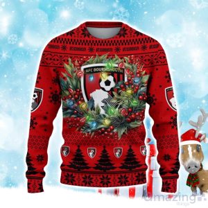 A.F.C. Bournemouth Ugly Christmas Sweater Gift Ideas For Fans Product Photo 2