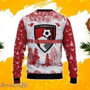 A.F.C. Bournemouth Ugly Christmas Sweater, Xmas Gift Ideas 2023 For Fans Product Photo 3