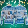 Aidan Hutchinson Detroit Lions I Am A Die Hard Lions Fan Till I Die NFL Christmas Ugly Sweater